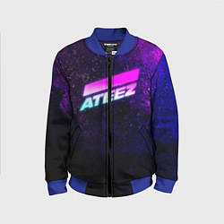 Бомбер детский ATEEZ neon, цвет: 3D-синий