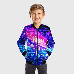 Бомбер детский FORTNITE&MARSMELLO COSMO, цвет: 3D-черный — фото 2