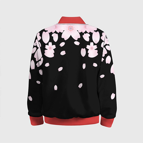 Детский бомбер САКУРА / 3D-Красный – фото 2