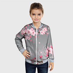 Бомбер детский САКУРА, цвет: 3D-серый — фото 2