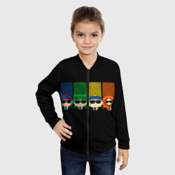Бомбер детский South Park, цвет: 3D-черный — фото 2