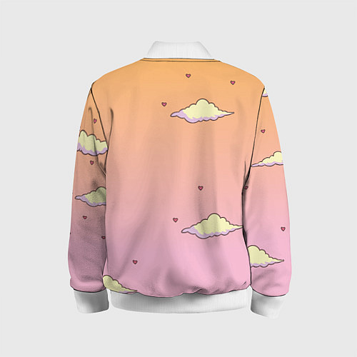 Детский бомбер Милый корги / 3D-Белый – фото 2
