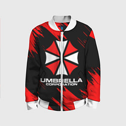 Бомбер детский Umbrella Corporation, цвет: 3D-белый