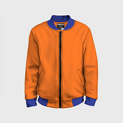 Детский бомбер Цвет апельсиновая корка