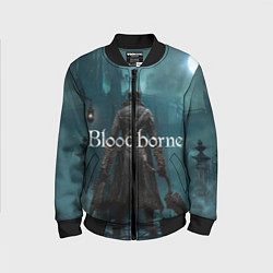 Бомбер детский Bloodborne, цвет: 3D-черный