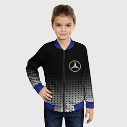 Бомбер детский Mercedes-Benz, цвет: 3D-синий — фото 2
