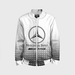 Бомбер детский Mercedes-Benz, цвет: 3D-белый