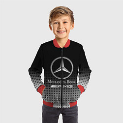 Бомбер детский Mercedes-Benz, цвет: 3D-красный — фото 2