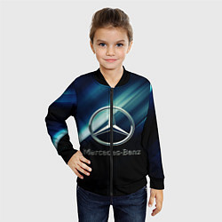 Бомбер детский Mercedes, цвет: 3D-черный — фото 2