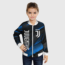 Бомбер детский JUVENTUS, цвет: 3D-белый — фото 2