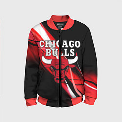 Бомбер детский CHICAGO BULLS, цвет: 3D-красный