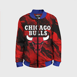 Бомбер детский CHICAGO BULLS, цвет: 3D-синий