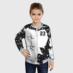 Бомбер детский Michael Jordan 23, цвет: 3D-серый — фото 2