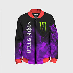 Бомбер детский MONSTER ENERGY, цвет: 3D-красный