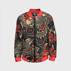 Детский бомбер Dsquared tatoo DRAGON