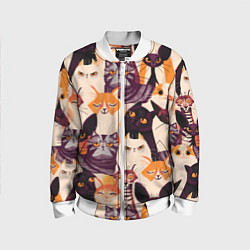 Детский бомбер КОТИКИ