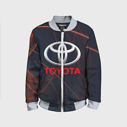 Бомбер детский TOYOTA, цвет: 3D-серый