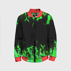 Детский бомбер GREEN FIRE ОГОНЬ