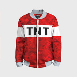 Бомбер детский Minecraft, цвет: 3D-серый