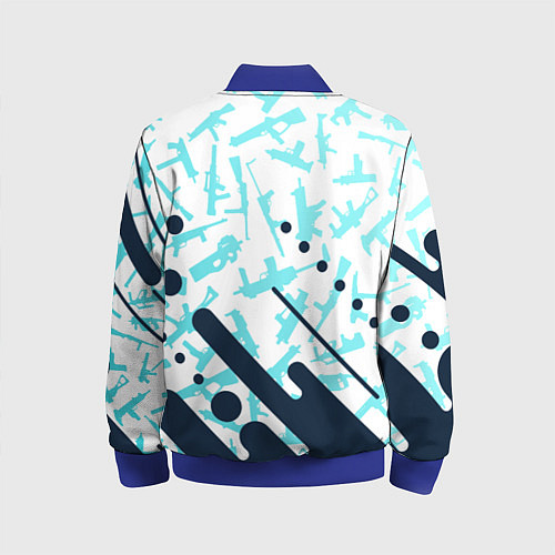 Детский бомбер CS GO КС ГО / 3D-Синий – фото 2