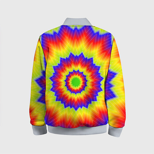 Детский бомбер Tie-Dye / 3D-Серый – фото 2