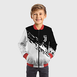 Бомбер детский JUVENTUS, цвет: 3D-красный — фото 2