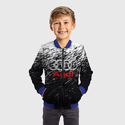 Бомбер детский AUDI, цвет: 3D-синий — фото 2