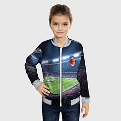 Бомбер детский FC MILAN, цвет: 3D-серый — фото 2