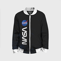 Бомбер детский NASA НАСА, цвет: 3D-белый
