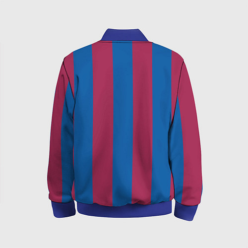 Детский бомбер FC Barcelona 2021 / 3D-Синий – фото 2