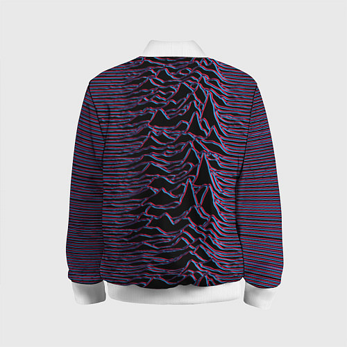 Детский бомбер Joy Division Glitch / 3D-Белый – фото 2