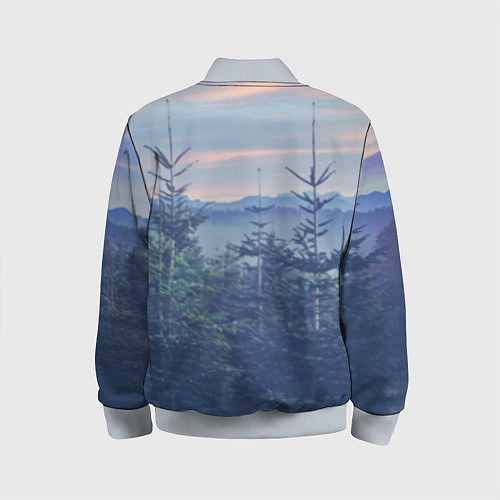 Детский бомбер Незуко / 3D-Серый – фото 2