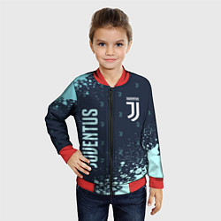 Бомбер детский JUVENTUS ЮВЕНТУС, цвет: 3D-красный — фото 2