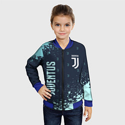 Бомбер детский JUVENTUS ЮВЕНТУС, цвет: 3D-синий — фото 2