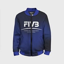 Бомбер детский FIVB Volleyball, цвет: 3D-синий