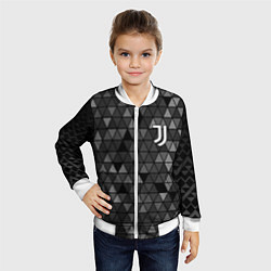 Бомбер детский Juventus Ювентус, цвет: 3D-белый — фото 2