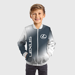 Бомбер детский LEXUS ЛЕКСУС, цвет: 3D-белый — фото 2