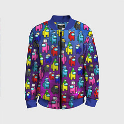 Бомбер детский AMONG US, цвет: 3D-синий
