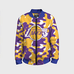 Бомбер детский LA LAKERS ЛЕЙКЕРС, цвет: 3D-синий