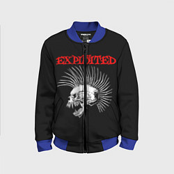 Бомбер детский The Exploited, цвет: 3D-синий