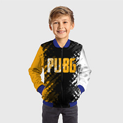 Бомбер детский PUBG, цвет: 3D-синий — фото 2