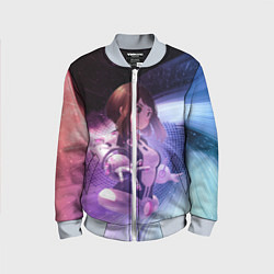 Бомбер детский Урарака, Очако, цвет: 3D-серый