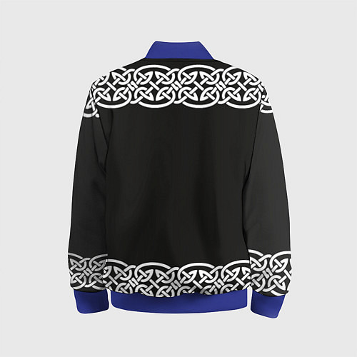 Детский бомбер Рингерике олень белый 3D / 3D-Синий – фото 2