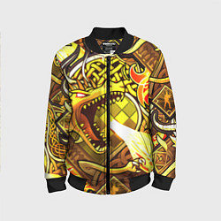 Бомбер детский CS GO DRAGON LORE, цвет: 3D-черный