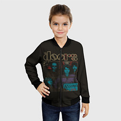 Бомбер детский The Doors, цвет: 3D-черный — фото 2