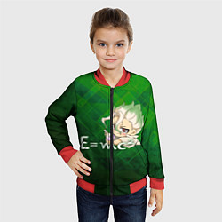 Бомбер детский Доктор Стоун, цвет: 3D-красный — фото 2