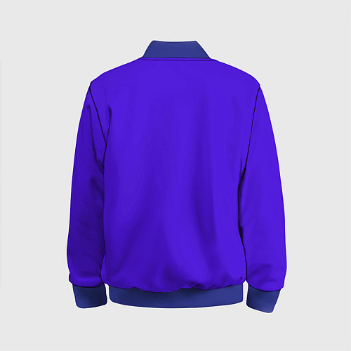 Детский бомбер Евангилион / 3D-Синий – фото 2