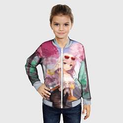 Бомбер детский Эмилия и Пак, цвет: 3D-серый — фото 2