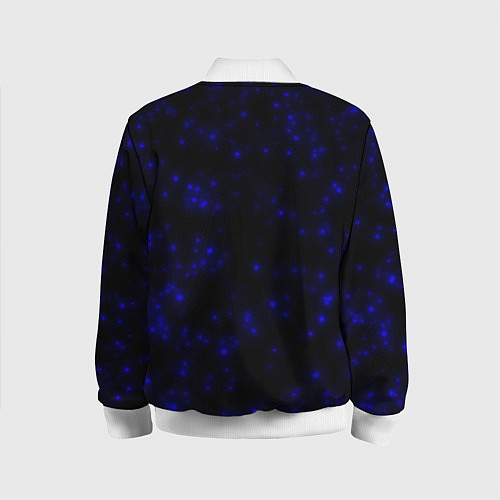 Детский бомбер Неоновые бабочки / 3D-Белый – фото 2