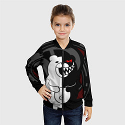 Бомбер детский MONOKUMA МОНОКУМА DANGANRO, цвет: 3D-черный — фото 2